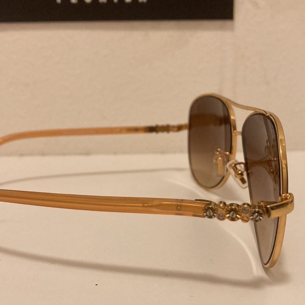 Gold/amber coach sunglasses - Picture 4 of 4